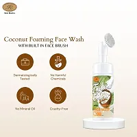 Fashion Colour Skin Mantra COCONUT Foaming Face Wash With Built in Face Brush For Deep Cleansing and Healthy Skin 150ml-thumb3