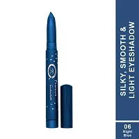 Fashion Colour German Eyeshadow II Silky, Smooth and Light Eyeshadow Pencil (06 Night Blue)-thumb1