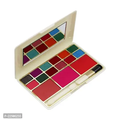 Fashion Colour Professional Makeup Kit,15 Pan Makeup Palette with Glamorous Eyeshadow Shades (Shade 03)