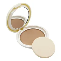 Fashion Colour Matte  Pearly Two-Way Pan Cake Powder With Mirror Inside II Long Lasting Up To Whole Day, 10g (Shade 01)-thumb1