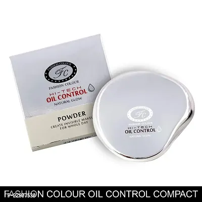 Fashion Colour High Tech Oil Control Compact Powder, 10 g (Shade 02)-thumb3