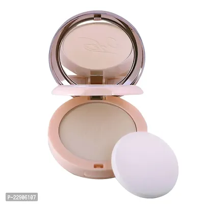 Fashion Colour Nude Makeover 2 IN 1 Face Compact Powder II Oil Control, Nude Makeover, Natural and Flawless (Shade 01)