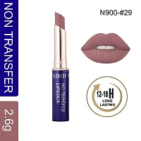 Fashion Colour Non-Transfer Matt Waterproof Lipstick (29 Light Coffee)-thumb2