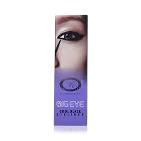 Fashion Colour BIG EYE WATERPROOF EYELINER II Super Slim Tip With Outstanding Colour Effect,6ml (Black)-thumb3