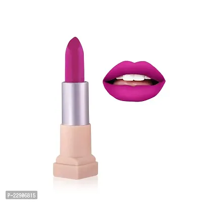 Fashion Colour Velvet Texture Vivid Matte Lipstick, Long Lasting, Smooth and Highly Pigmented Finish With The Smoothing Properties of a Primer (3.8g) (12 Modena)