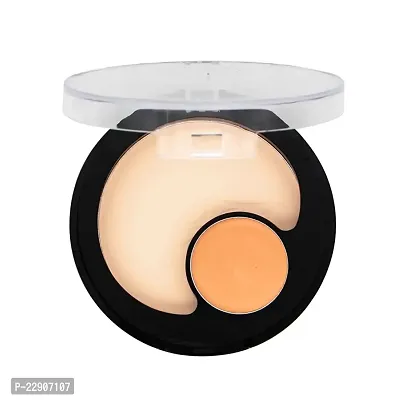 Fashion Colour 2 In 1 Compact Powder and Concealer II Perfect Match, Instant Flawless Perfector (10g+2g) (Shade 03)