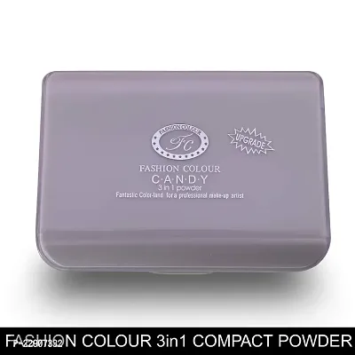 Fashion Colour Outstanding Nourish 3 in 1 Compact Powder II Fantastic Colour Land for Professional and Home Use, Long Lasting, Dermatology Tested and For All Skin Types, 27g (Shade 01)-thumb5