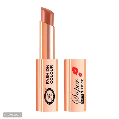 Fashion Colour Waterproof and Long Wearing Premium Super Matte Lipstick, For Glamorous Look, 4g (Shade 15 (Soft Kiss))-thumb2