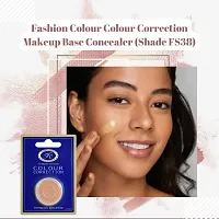 Fashion Colour Colour Correction Natural Makeup Base Concealer - for All Skin Tones, Dermatologically Approved Creamy  Long Lasting (FS38) Natural Finish-thumb2