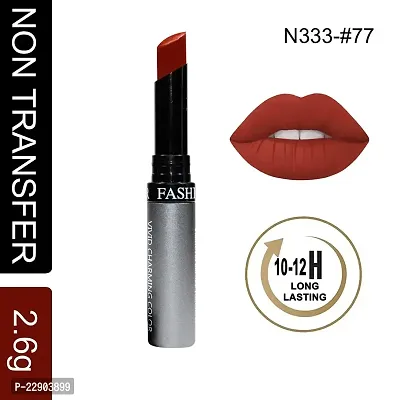 Fashion Colour Lipstick Shade 77 Terra Cotta (Matte)-thumb2