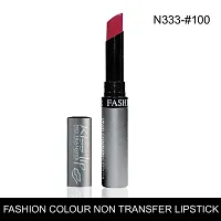 Fashion Colour Lipstick Shade 100 Ruby Red (Matte)-thumb2