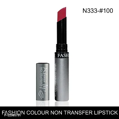 Fashion Colour Lipstick Shade 100 Ruby Red (Matte)-thumb3