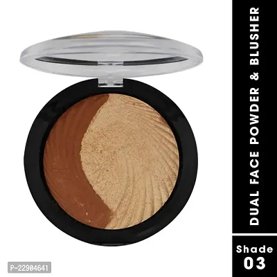 Fashion Colour Dual Face Powder and Blusher (Shade 03)-thumb2