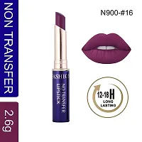 Fashion Colour Non-Transfer Matte Waterproof Lipstick (16 Violet Jam)-thumb1