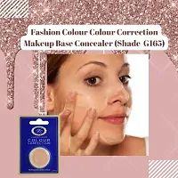 Fashion Colour Colour Correction Natural Makeup Base Concealer - for All Skin Tones, Dermatologically Approved Creamy  Long Lasting (G165) Natural Finish-thumb2