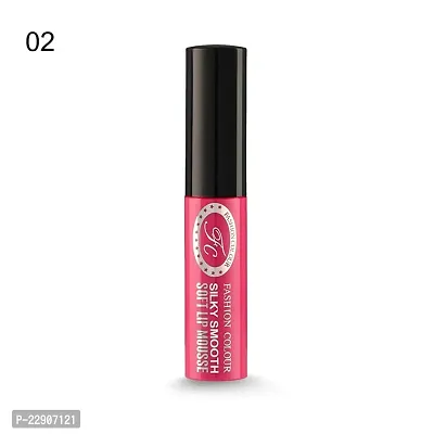 Fashion Colour Silky Smooth Soft Lip Mousse, 5ml (02 Solar Coral)-thumb3