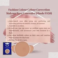 Fashion Colour Colour Correction Natural Makeup Base Concealer - for All Skin Tones, Dermatologically Approved Creamy  Long Lasting (FS26) Natural Finish-thumb3