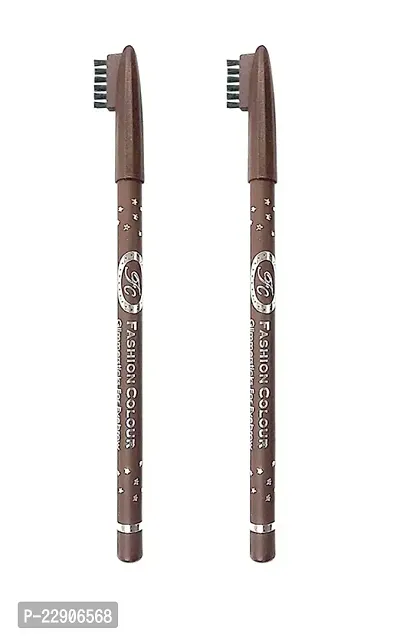 Fashion Colour Glimmerstick for Eyebrow 1.3g | Long Lasting Eyebrow Pencil | Soft Textured Natural Daily Look Eyebrow Makeup. Pack of 2 (Summer Tan)