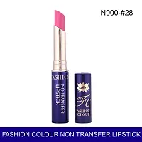 Fashion Colour Non-Transfer Matt Waterproof Lipstick (28 Bella Pink)-thumb3