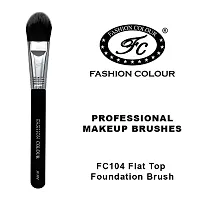 Fashion Colour Makeup Brush (Flat Top Foundation Brush)-thumb1