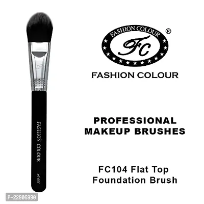 Fashion Colour Makeup Brush (Flat Top Foundation Brush)-thumb2