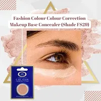 Fashion Colour Colour Correction Natural Makeup Base Concealer - for All Skin Tones, Dermatologically Approved Creamy  Long Lasting (FS29) Natural Finish-thumb2