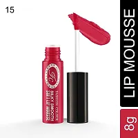 Fashion Colour Silky Smooth Soft Lip Mousse, 5ml (15 True Scarlet)-thumb1