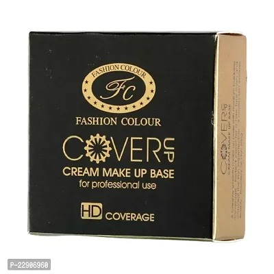 Fashion Colour Cover Up Cream Make Up Base, HD Coverage II Long Lasting, 12g (Shade 01)-thumb4