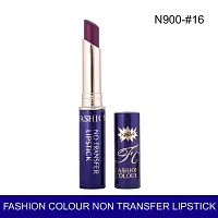 Fashion Colour Non-Transfer Matte Waterproof Lipstick (16 Violet Jam)-thumb3