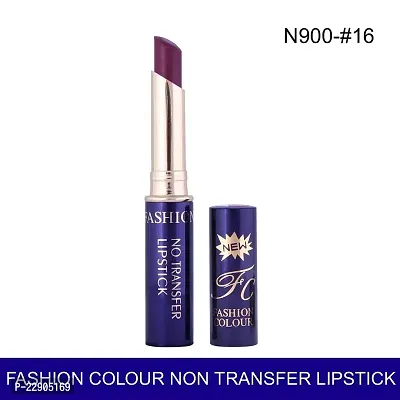 Fashion Colour Non-Transfer Matte Waterproof Lipstick (16 Violet Jam)-thumb4
