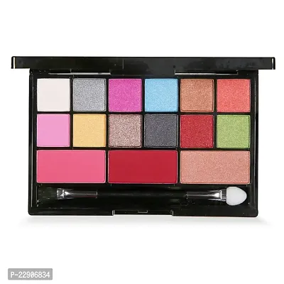 Fashion Colour Professional and Home 2 IN 1 Makeup Kit (FC2322B) With 24 Glamorous Eyeshadow and 3 Blusher (Shade 01)-thumb0