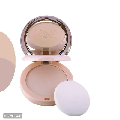 Fashion Colour Nude Makeover 2 IN 1 Face Compact Powder II Oil Control, Nude Makeover, Natural and Flawless (Shade 02)