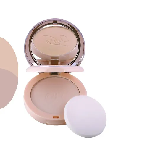 Fashion Colour Nude Makeover 2 IN 1 Face Compact Powder II Oil Control, Nude Makeover, Natural and Flawless