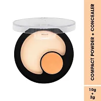 Fashion Colour 2 In 1 Compact Powder and Concealer II Perfect Match, Instant Flawless Perfector (10g+2g) (Shade 03)-thumb1