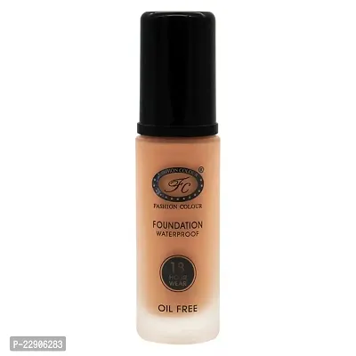 Fashion Colour Cream+Oil Oil Free Waterproof Foundation Natural finish 02 Honny Bisque 30 ml-thumb2