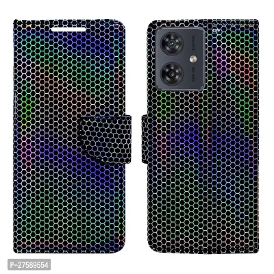 Dhar Flips Cobra Flip Cover Moto G54 5G | Leather Finish|Shock Proof|Magnetic Clouser Compatible with Moto G54 5G(Multi Colored)