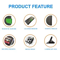 Dhar Flips Black MRC Flip Cover Moto Edge 40 NEO | Leather Finish|Shock Proof|Magnetic Clouser Compatible with Moto Edge 40 NEO(Black)-thumb3