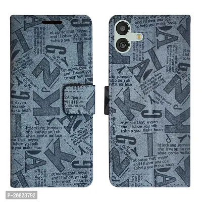 Dhar Flips Grey ATZ Flip Cover Samsung M13 5G| Leather Finish|Shock Proof|Magnetic Clouser Compatible with Samsung M13 5G (Grey)