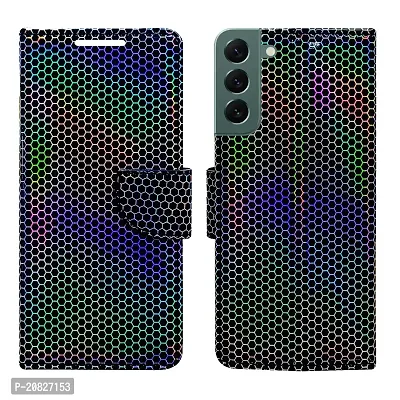 Dhar Flips Cobra Flip Cover for Samsung S22 Plus| Leather Finish|Shock Proof|Magnetic Clouser Compatible with Samsung S22 Plus | World's First Color Changing Flip Cover(Multicolor)