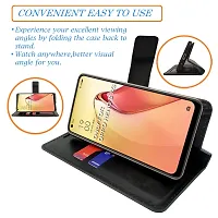 Dhar Flips Check Flip Cover for Oppo Reno8 5G(Leather Finish | Smooth Touch | Foldable Stand | Shock Proof | Magnetic Clouser | Wallets Cards Slots | Multicolor)-thumb1