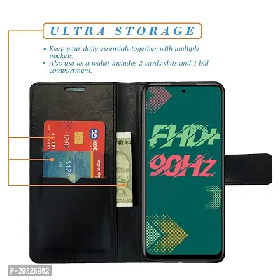 Dhar Flips Army Flip Cover Infinix Hot 11s| Leather Finish|Shock Proof|Magnetic Clouser Compatible with Infinix Hot 11s (Multicolor)-thumb3