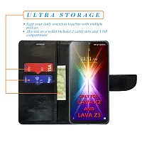 Dhar Flips Glitter Flip Cover for Lava X2| Leather Finish|Shock Proof|Magnetic Clouser Compatible with Lava X2 | World's First Color Changing Flip Cover(Multicolor)-thumb2