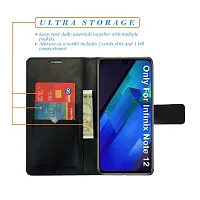 Dhar Flips Army Flip Cover Infinix Note 12| Leather Finish|Shock Proof|Magnetic Clouser Compatible with Infinix Note 12 (Multicolor)-thumb2