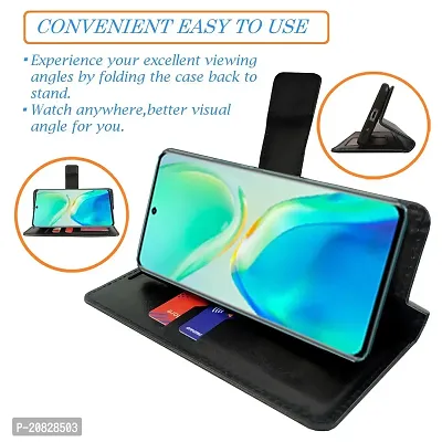 Dhar Flips Check Flip Cover for Vivo S15 (Leather Finish | Smooth Touch | Foldable Stand | Shock Proof | Magnetic Clouser | Wallets Cards Slots | Multicolor)-thumb3