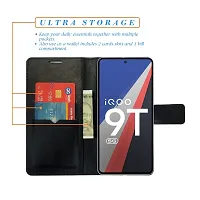 Dhar Flips Army Flip Cover IQOO 9T 5G| Leather Finish|Shock Proof|Magnetic Clouser Compatible with IQOO 9T 5G (Multicolor)-thumb1