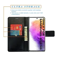 Dhar Flips Check Flip Cover Samsung A53 5G| Leather Finish|Shock Proof|Magnetic Clouser Compatible with Samsung A53 5G (Multicolor)-thumb2