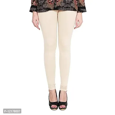 Stylish Fancy Cotton Solid Full Length Leggings For Women