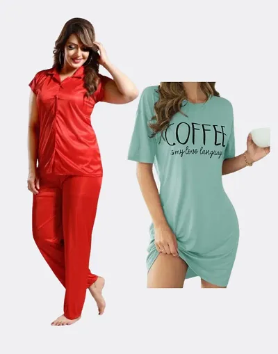 Must Have Satin Nightdress Women's Nightwear 