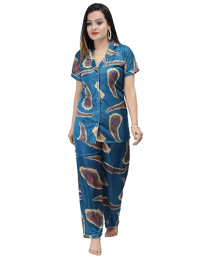 Hot Selling satin pyjama sets Women's Nightwear 