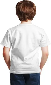 BBF Customized Designed Printed Round Neck Half Sleeve bestbf 9 Characters Printed T-Shirts for Kids, Boys and Girls (Color- White) (14-15 Years)-thumb1